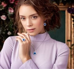 Preciosa Ezüst gyűrű Camellia 6108 68