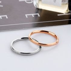 Troli Bronz csillogó acél gyűrű (Kerület 52 mm)
