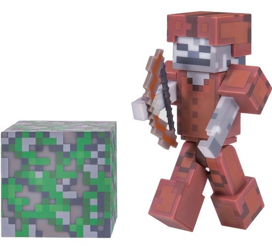 TM Toys Minecraft - Skeleton gyűjthető figura bőrpáncélban