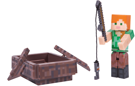 TM Toys Minecraft - Alex figura hajóval