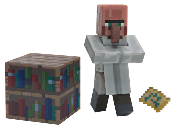 TM Toys Minecraft - Könyvtáros figura
