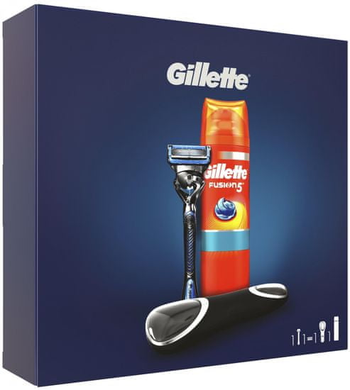 Gillette Fusion5 ProShield borotvagép + borotvagél + utazótasak