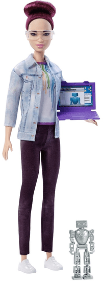Mattel Barbie mérnök lila hajjal