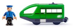 Modern elektromos mozdony - zöld