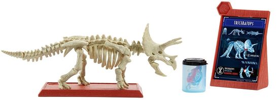 Mattel Jurassic World csontvázak - Triceratops