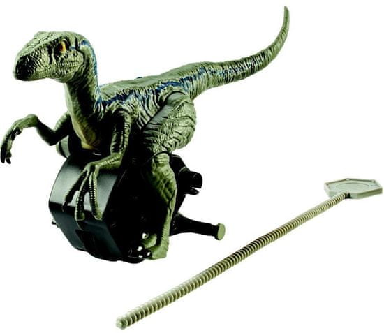 Mattel Jurassic World, dinoszaurusz vadászok - Velociraptor Blue