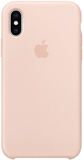 Apple szilikontok iPhone XS, rózsaszín MTF82ZM/A