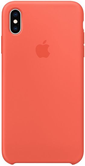 Apple Szilikon tok na iPhone XS Max, nektarin színű MTFF2ZM/A