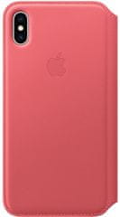 Apple Folio bőrtok az iPhone XS Max-re, bazsarózsa rózsaszín MRX62ZM/A
