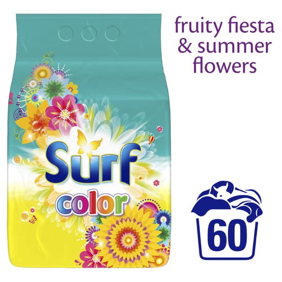 Surf Color mosópor fruity fiesta színes ruhákra, 60 adag