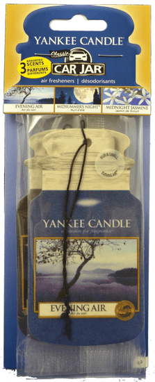 Yankee Candle Papír légfrissítő 3 db - Evening Air, Midsummer's Night, Midnight Jasmine