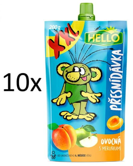 Hello 10x OP XXL sárgabarack - 200 g