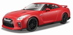 BBurago 2017 Nissan GT-R 1:24 piros
