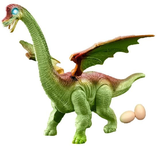 Rappa Dinosaurus chodí a klade vejce- zelený