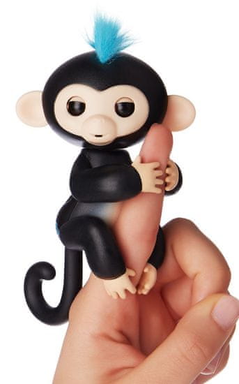 WowWee Fingerlings -Opička Finn černá