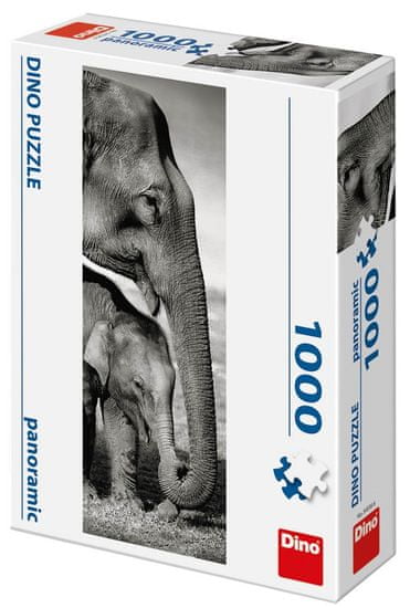DINO Elefántos panoramic 1000 darabos