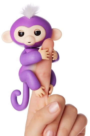 WowWee Fingerlings -Opička Mia fialová