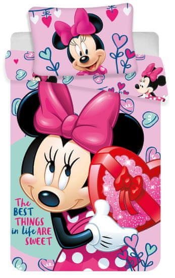Jerry Fabrics Ágynemű készlet Minnie baby "pink"