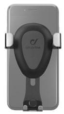 CellularLine Szellőzőrácsra rögzíthető tartó Handy Wing Pro, fekete HANDYWINGPROK
