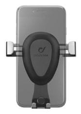 CellularLine Szellőzőrácsra rögzíthető tartó Handy Wing Pro, fekete HANDYWINGPROK