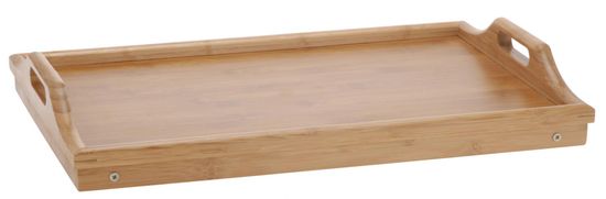 Koopman Reggeliző tálca ágyba, bambusz 50x30 cm