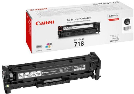 CANON 2662B002 (CRG-718) Toner, Fekete