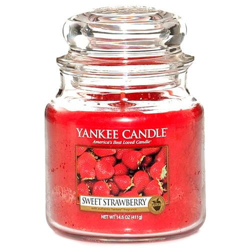 Yankee Candle Classic közepes - Édes eper, 410 g