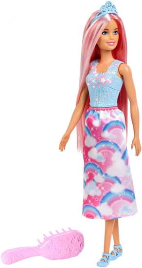 Mattel Hosszú hajú Barbie fésűvel