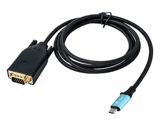 I-TEC USB-C VGA Cable átalakító 1080p/60 Hz, 150 cm C31CBLVGA60HZ