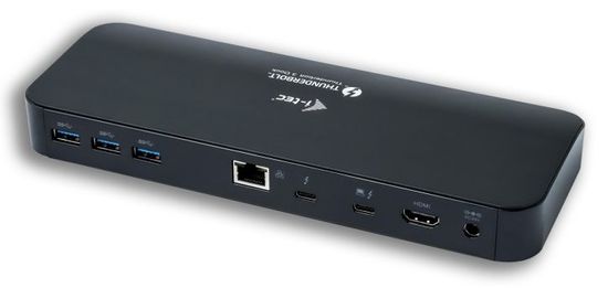 I-TEC Thunderbolt 3 Dual 4K Docking Station + USB-C to DisplayPort Adapter + Power Adapter 180 W TB3HDMIDOCKPLUS