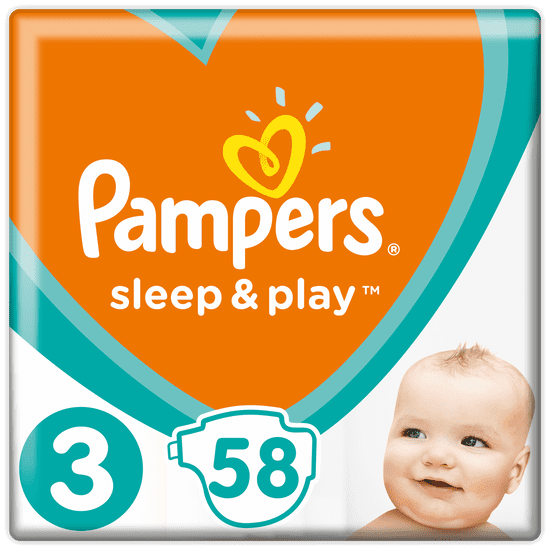 Pampers Sleep & Play 3 Midi Pelenka (6-10 kg) 58 db
