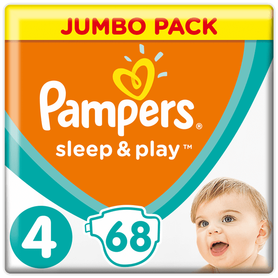Pampers Pelenka Sleep & Play 4 Jumbo Pack (9-14 kg) 68 db