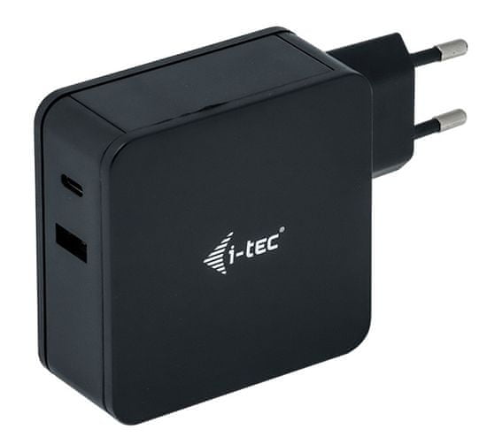 I-TEC USB-C CHARGER 60 W + USB-A Port 12 W CHARGER-C60WPLUS