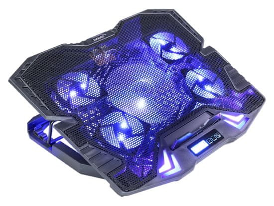 Evolveo Ania 5, notebookhoz alkalmas hűtőpad, kék megvilágítás