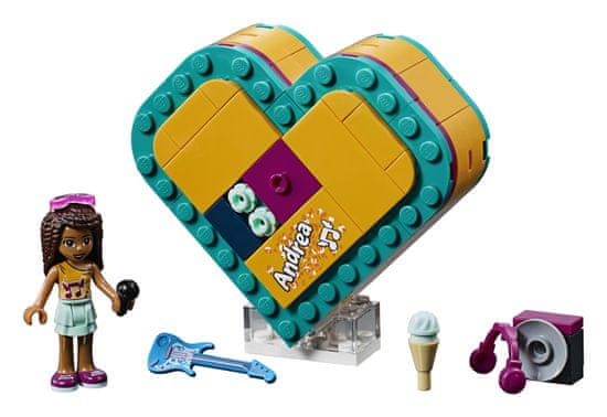 LEGO Friends 41354 Andrea szív alakú doboza