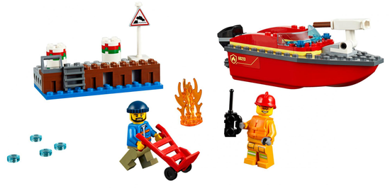LEGO City 60213 Tűz a kikötőben