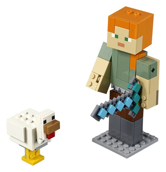 LEGO Minecraft 6251773 Minecraft nagy figura: Alex csirkével