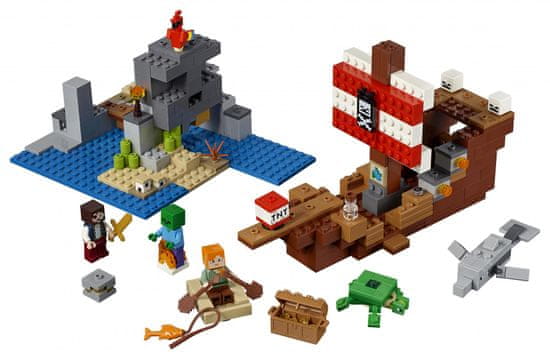 LEGO Minecraft 6251779 A kalózhajós kaland