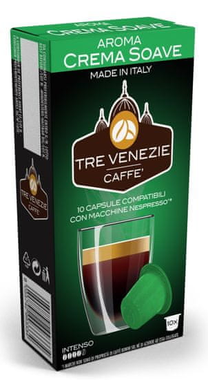 Tre Venezie Nespresso kávéfőzőbe alkalmas CREMA SOAVE, 10 db