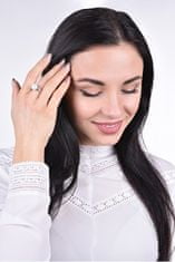 Evolution Group Ezüst gyöngy gyűrű Pavo na 25,001.1 (Kerület 52 mm)