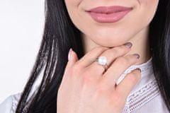 Evolution Group Ezüst gyöngy gyűrű Pavo na 25,001.1 (Kerület 54 mm)