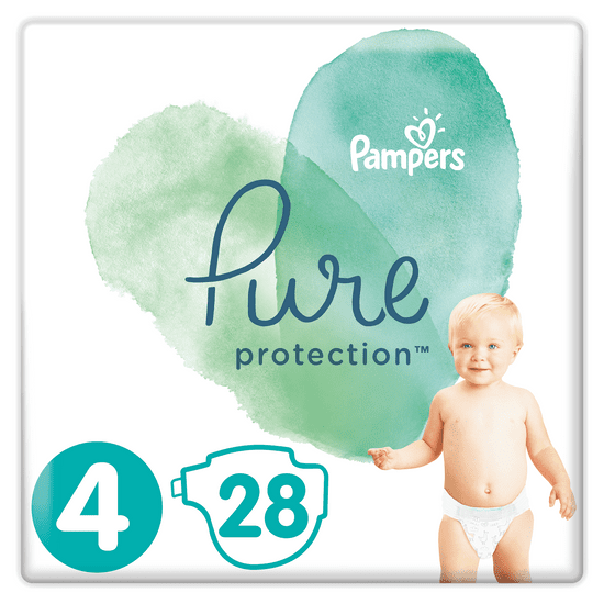 Pampers Pure Protection 4 (9-14 kg) 28 db