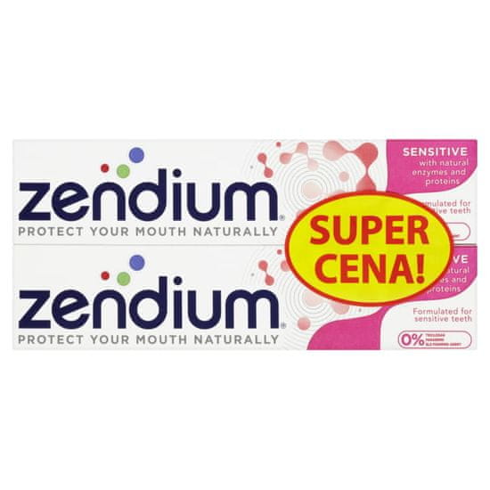 zendium Fogkrém Sensitive duopack 2 x 75 ml