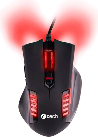 C-Tech Empusa (GM-17) Gaming egér, Piros