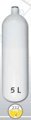 EUROCYLINDER Acél palack 5 L átmérő 140 mm 230 Bar