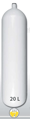 EUROCYLINDER Acél palack 20 L átmérő 204 mm 230 Bar