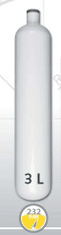 EUROCYLINDER Acélpalack 3 L átmérő 100 mm 230 Bar