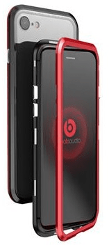 Luphie CASE Luphie Blade Magnet Hard Case Aluminium Black/Red az iPhone 7/8 2441665 számára