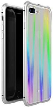 Luphie CASE Luphie Aurora Magnet Hard Case Glass Silver/White az iPhone 7 Plus / 8 Plus 2441681 számára