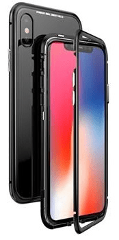 Luphie CASE Luphie Magneto Hard Case Glass Black az iPhone X 2441682 számára